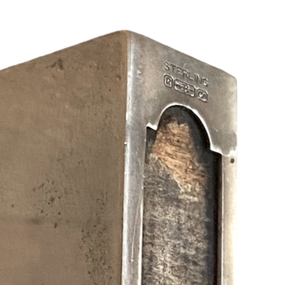 Vintage Sterling Silver Matchbox Holder View 4